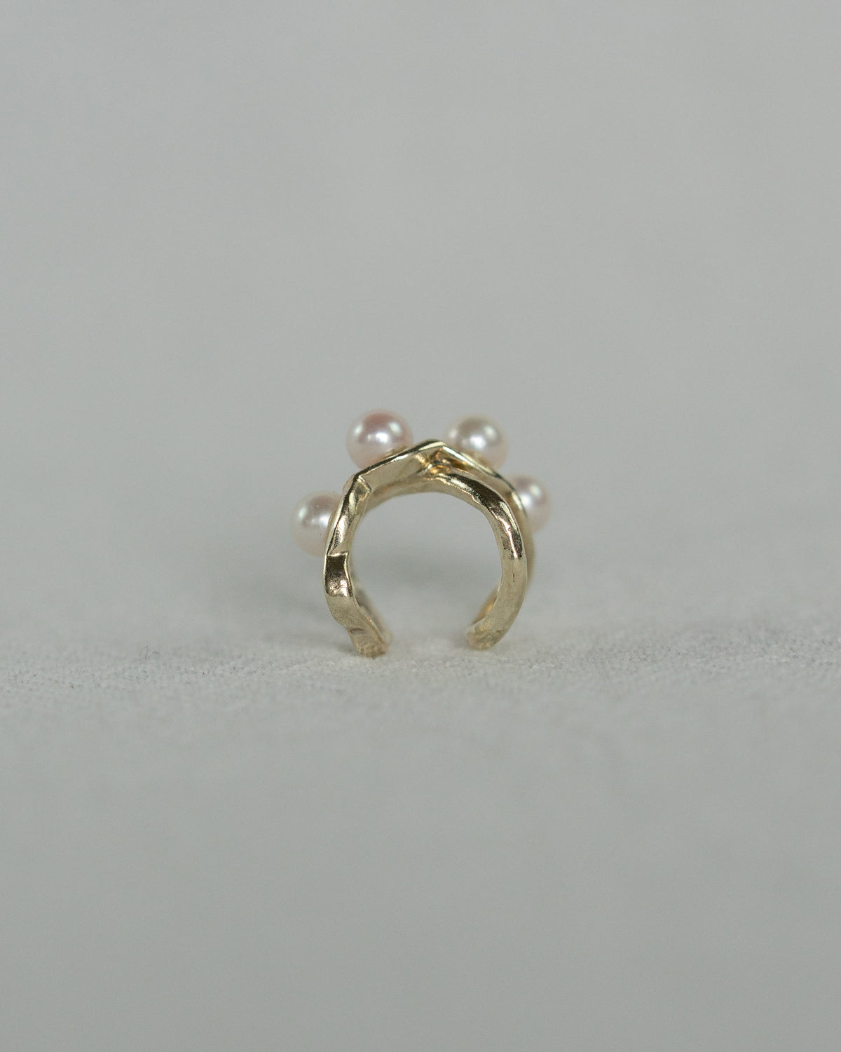 Four Pearl Vine Ear Cuff#002