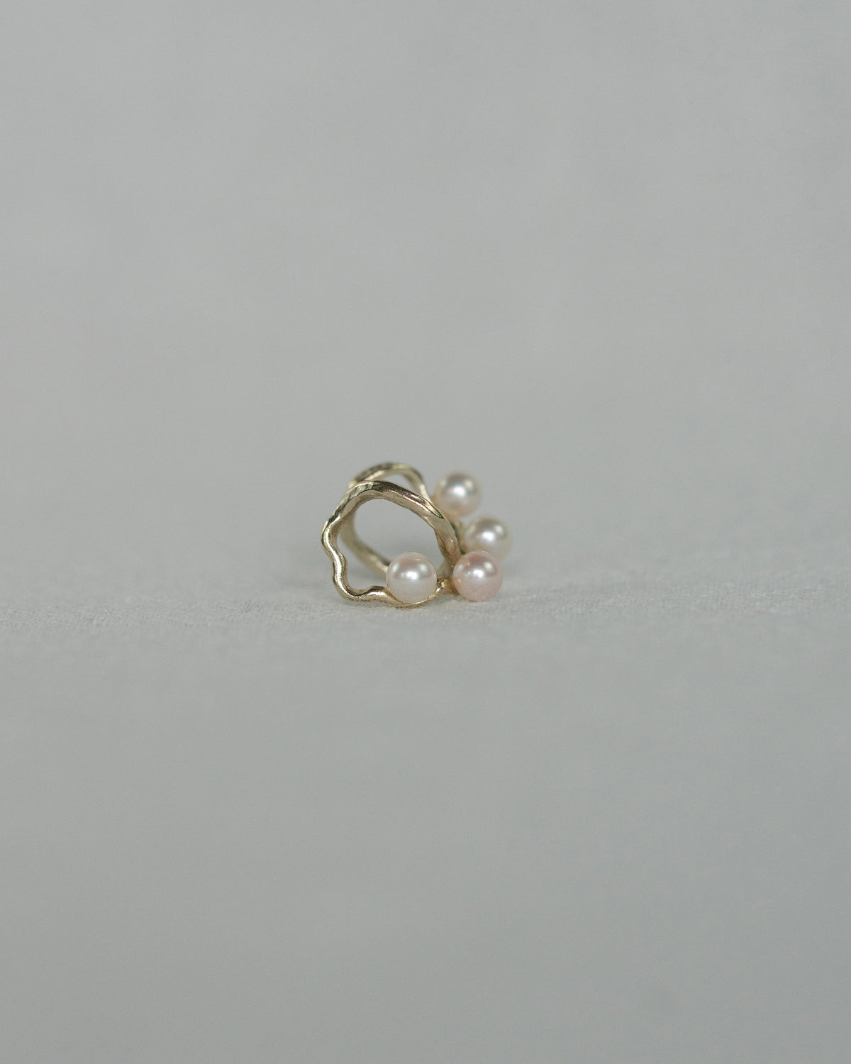 Four Pearl Vine Ear Cuff#002
