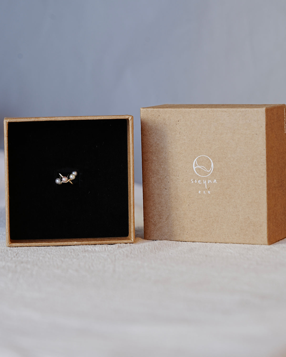 Four Pearl Vine Ear Cuff#002